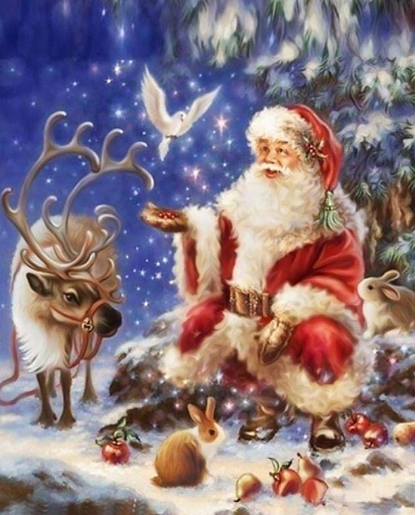 A Jolly Christmas - Paint by numbers