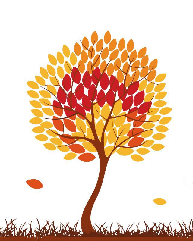 Canvas tree wall art