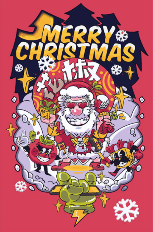 Christmas Is A Claus For Celebration - Painting Kit