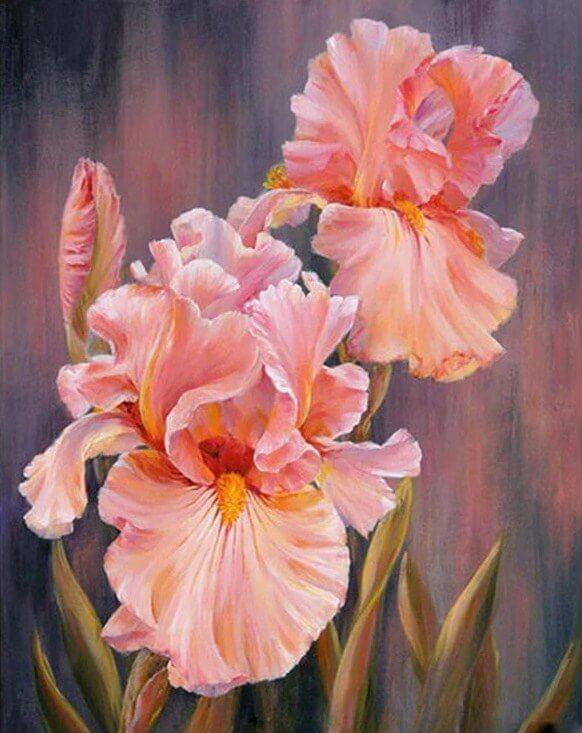 Floral Art Painting Kit - All Paint by Numbers