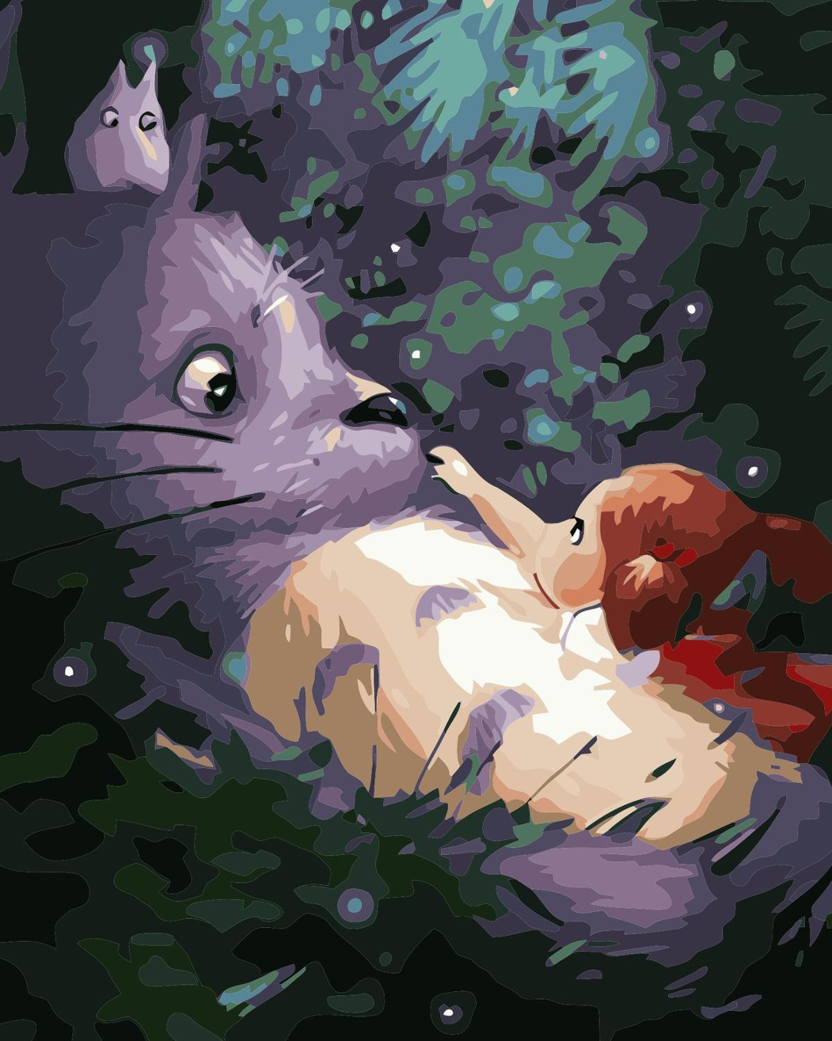 Friendly Bear - Paint by Numbers Kit