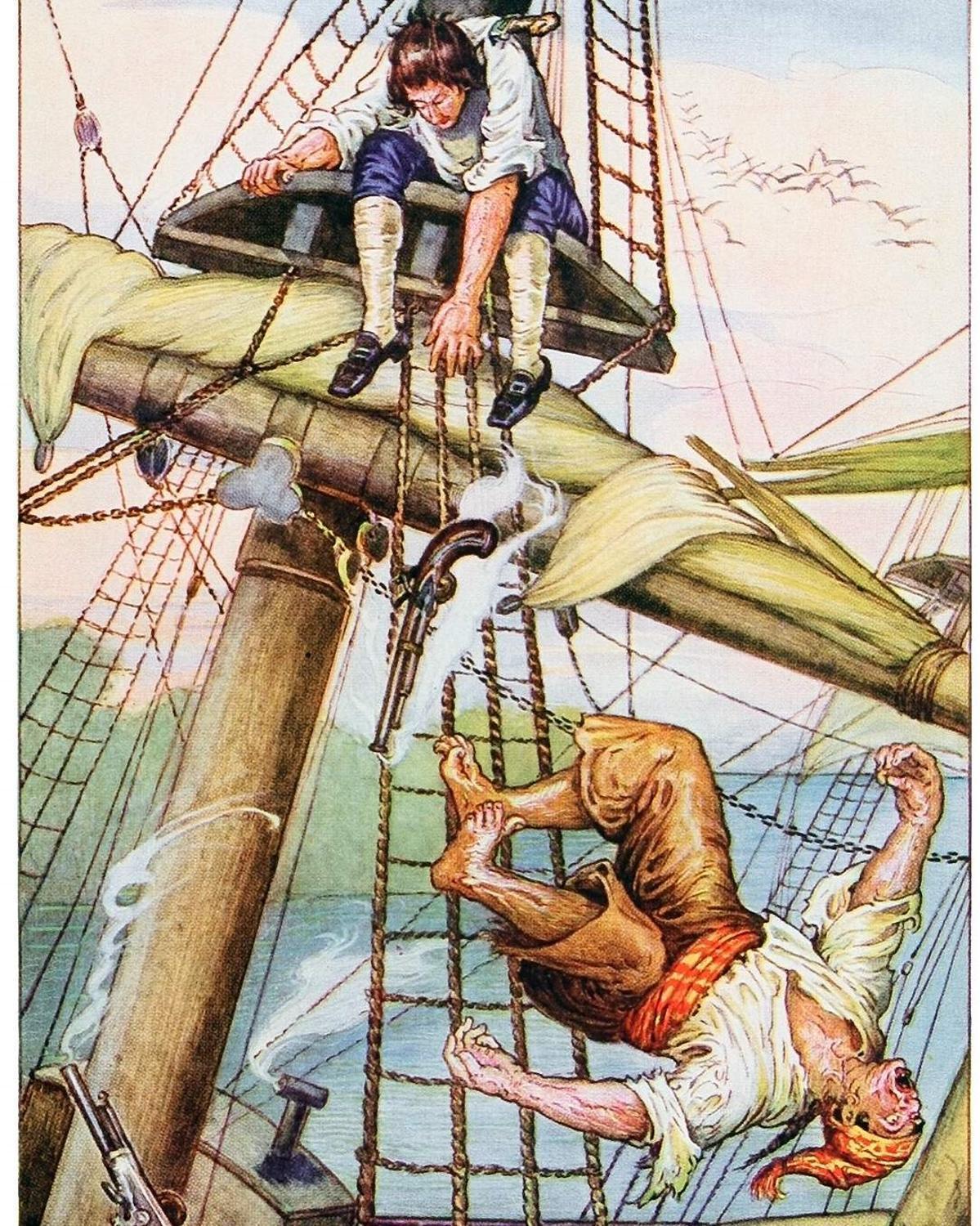 Louis Rhead Treasure Island - Paint by NUmber