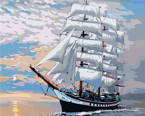Ocean Ship- Paint By Number