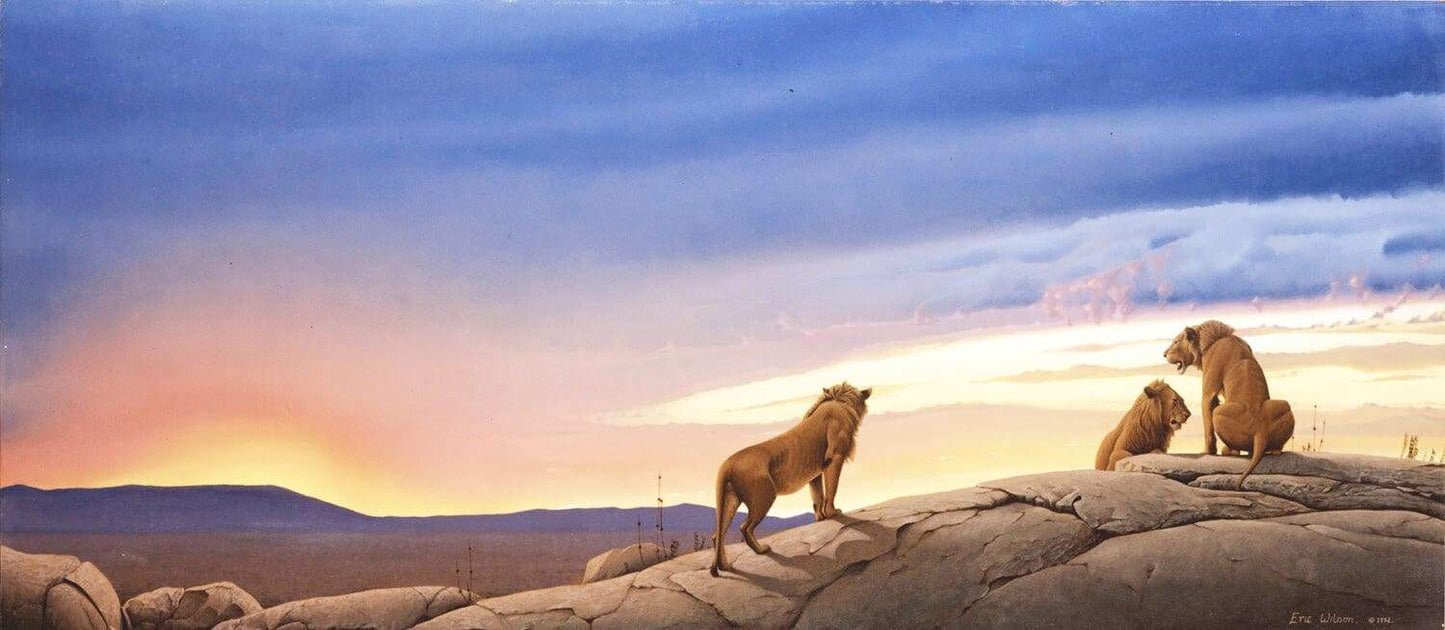 Serengeti Sunset - Art by Eric Wilson