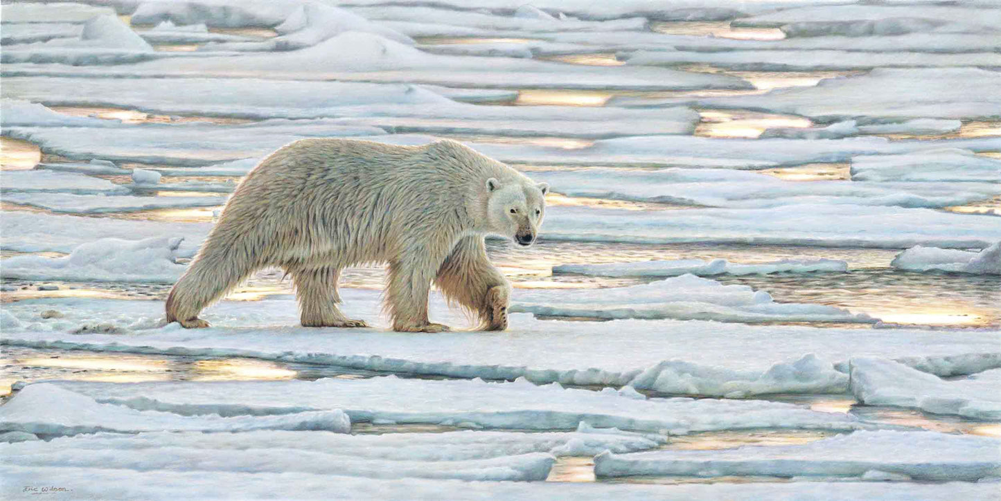 Walking on Ice - Art by Eric Wilson