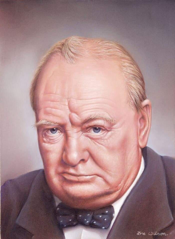 Winston Leonard Spencer Churchill - Art by Eric Wilson