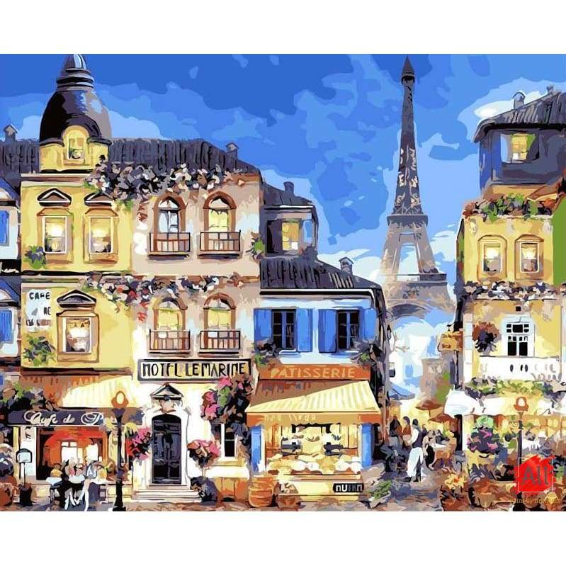 modern paint by numbers