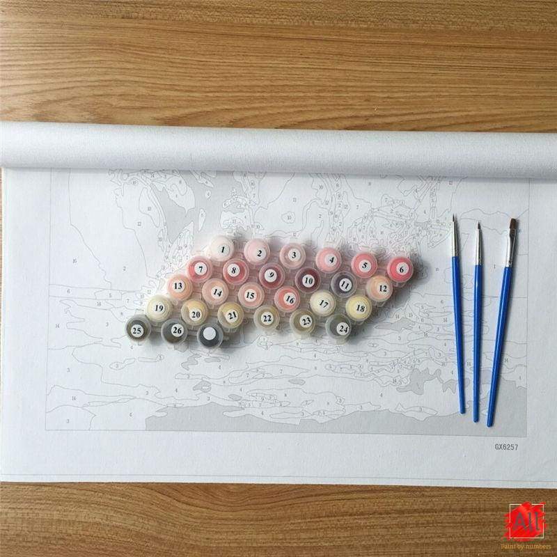 Paint By Numbers - Vintage City Painting By Numbers