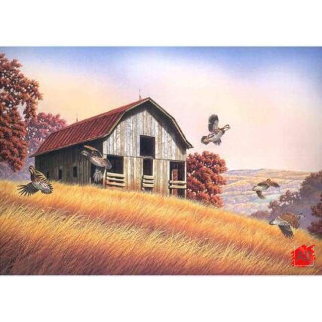 Paint By Numbers - Wonderful Huts Landscape & Flowers