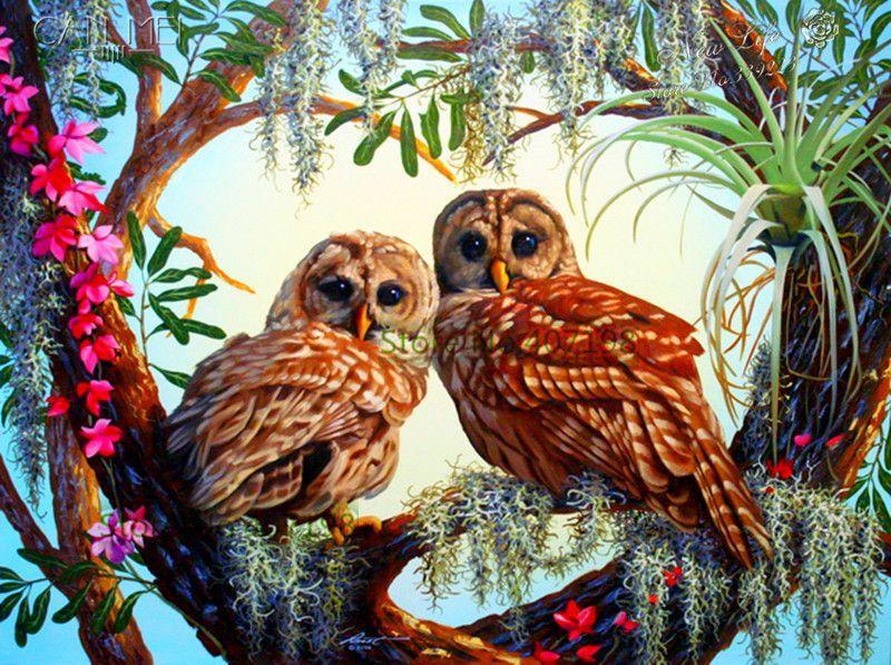 owl paint by numbers