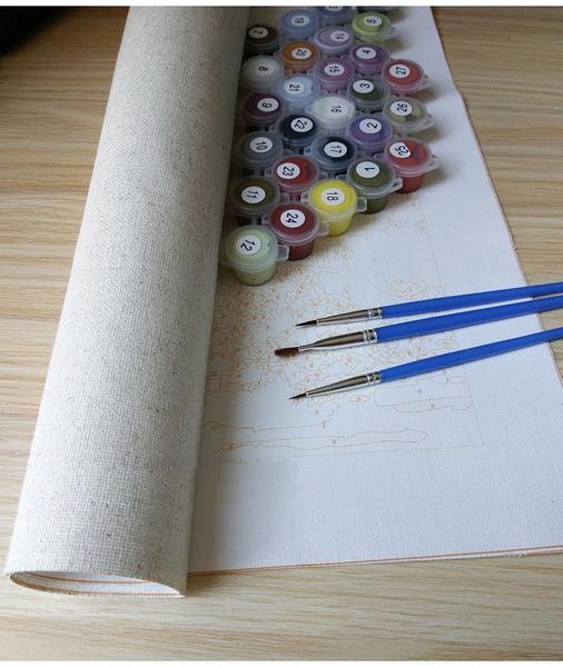 Girl Playing with Bubbles - All Paint by numbers