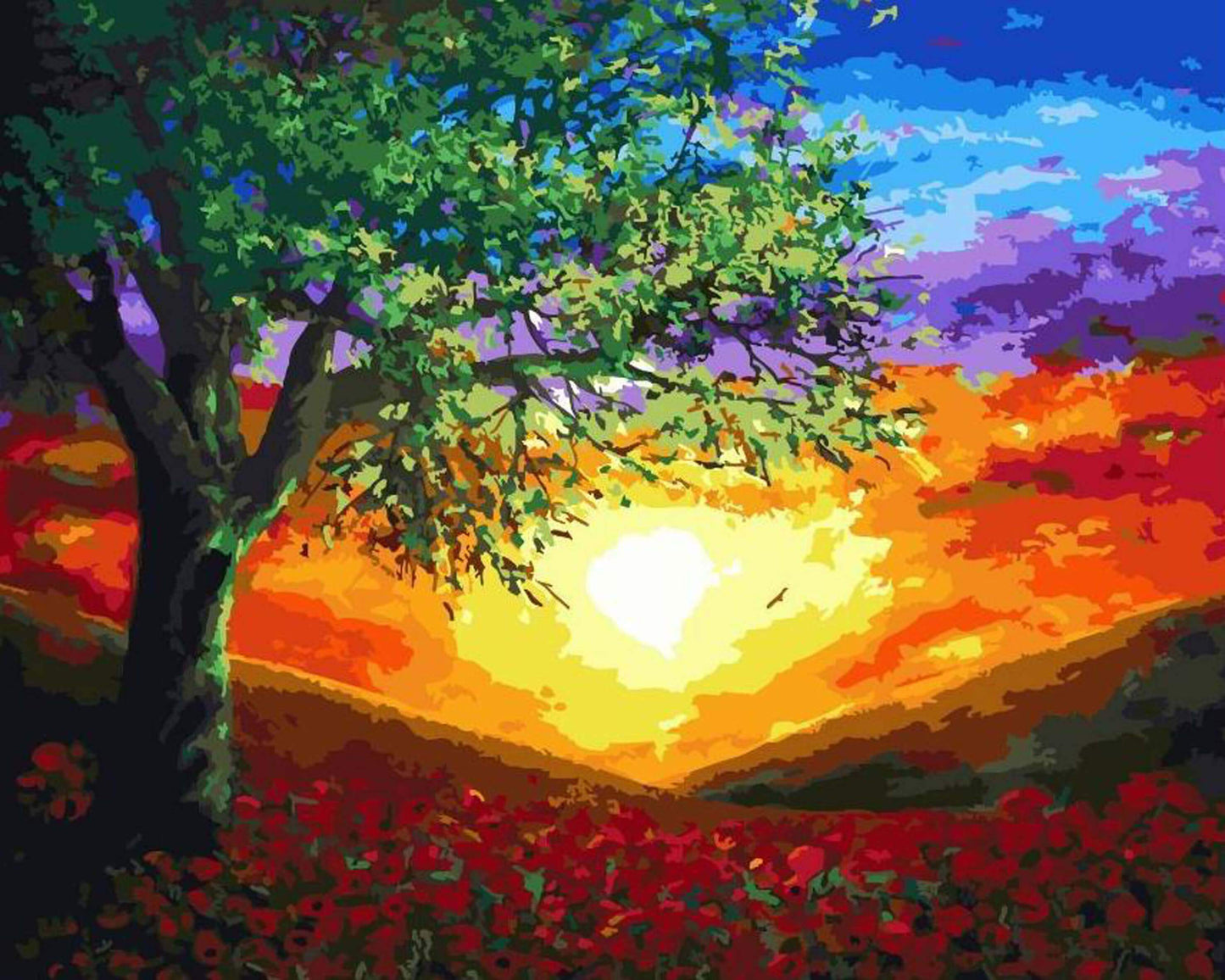 Sunset Paint by Numbers