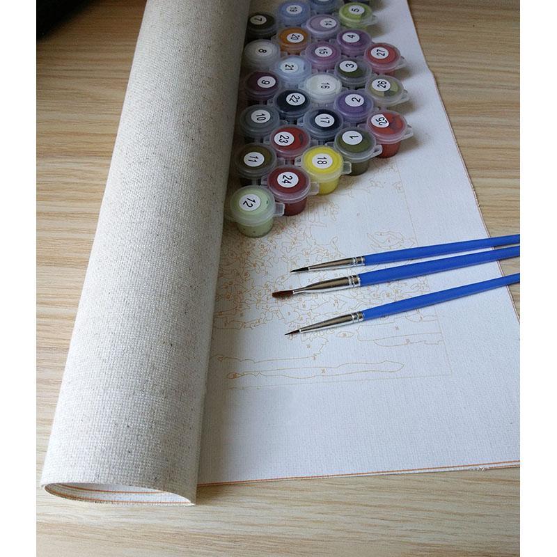 Ship in the Ocean Paint by Numbers DIY