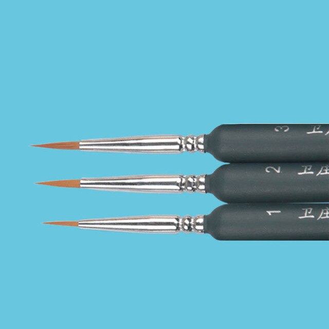 Brushes for paint by numbers