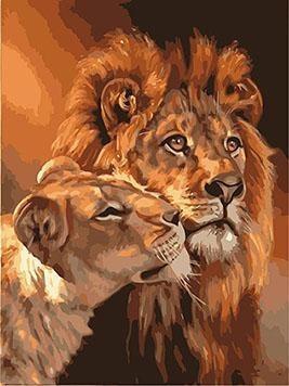 Framed Tigers, Horses, Wolves and Other Animal Paintings - All Paint by numbers