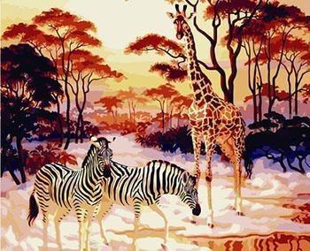 Framed Tigers, Horses, Wolves and Other Animal Paintings - All Paint by numbers