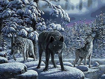 Framed Tigers, Horses, Wolves and Other Animal Paintings - All Paint by numbers