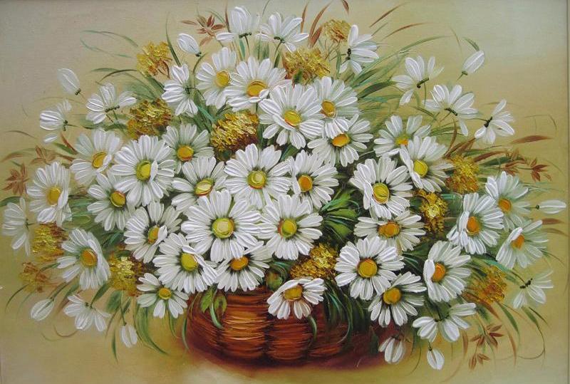 21 Beautiful Flowers Unframed and Framed Kits - All Paint by numbers
