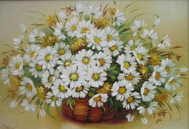 21 Beautiful Flowers Unframed and Framed Kits - All Paint by numbers