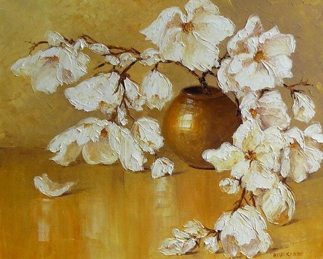21 Beautiful Flowers Unframed and Framed Kits - All Paint by numbers