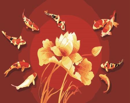 21 Beautiful Flowers Unframed and Framed Kits - All Paint by numbers