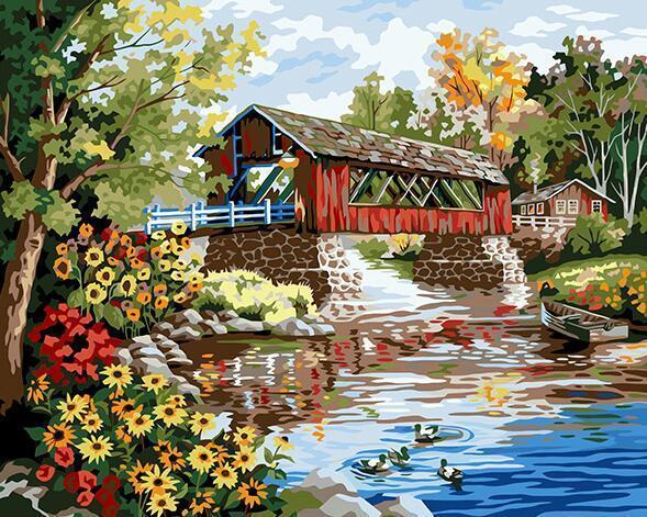 20+ Urban, Landscape, Rural Life Kits - All Paint by numbers