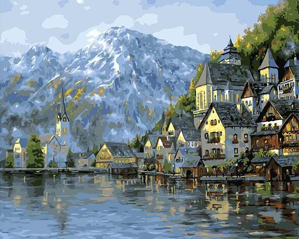 20+ Urban, Landscape, Rural Life Kits - All Paint by numbers