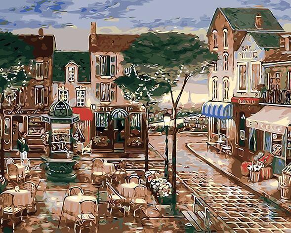 20+ Urban, Landscape, Rural Life Kits - All Paint by numbers