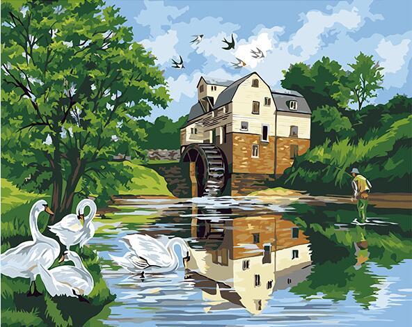 24 Countryside Fantasy Paintings - All Paint by numbers