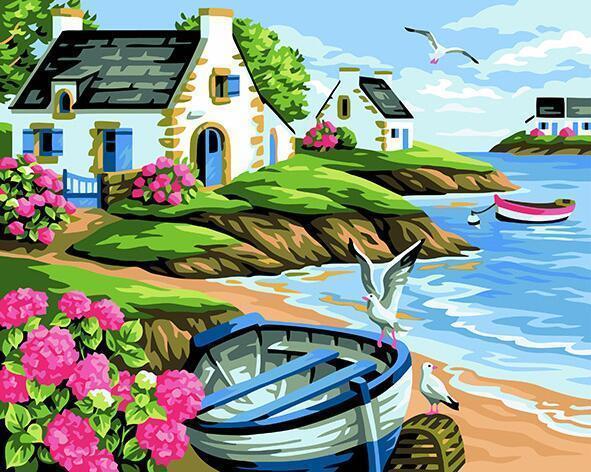 24 Countryside Fantasy Paintings - All Paint by numbers
