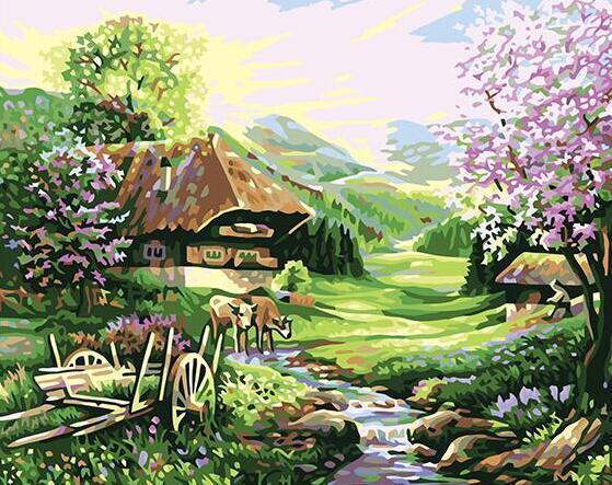 24 Countryside Fantasy Paintings - All Paint by numbers