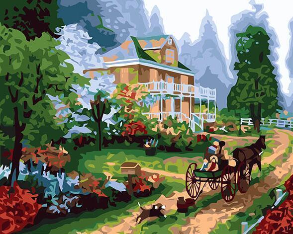 24 Countryside Fantasy Paintings - All Paint by numbers