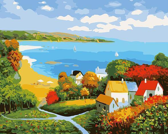 24 Countryside Fantasy Paintings - All Paint by numbers