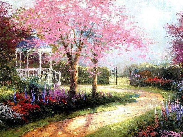20+ Framed + Unframed Scenery Paintings - Paint by Numbers