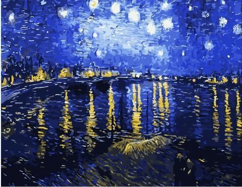 20+ Framed + Unframed Scenery Paintings - Paint by Numbers