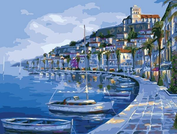 20+ Framed + Unframed Scenery Paintings - Paint by Numbers