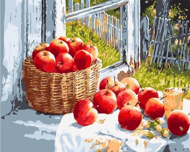 apples paint by numbers