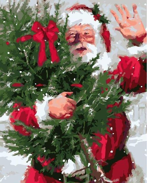 Christmas painting by number