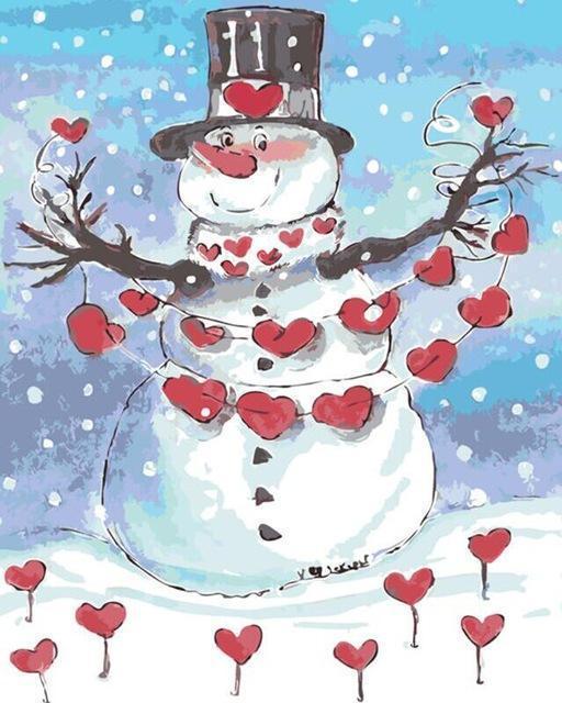 Christmas paint by number