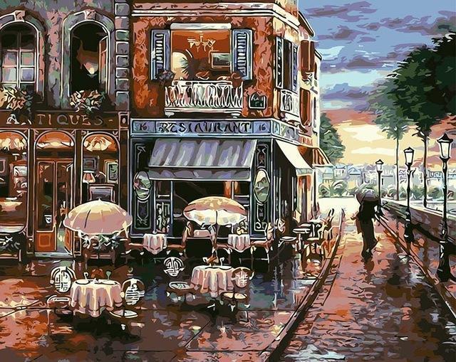 20+ Framed and UnFramed Countryside, Vintage, Old City Paintings - All Paint by numbers