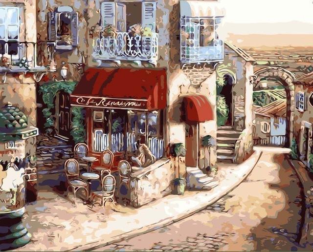 20+ Framed and UnFramed Countryside, Vintage, Old City Paintings