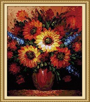 20+ Framed and Unframed Flowers Paintings - All Paint by numbers