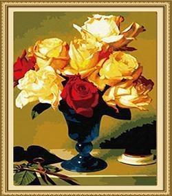 20+ Framed and Unframed Flowers Paintings - All Paint by numbers