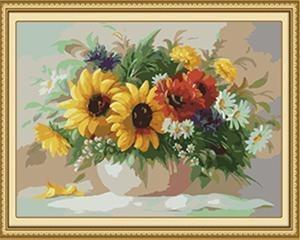 20+ Framed and Unframed Flowers Paintings - All Paint by numbers