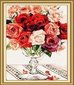 20+ Framed and Unframed Flowers Paintings - All Paint by numbers