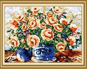 20+ Framed and Unframed Flowers Paintings - All Paint by numbers