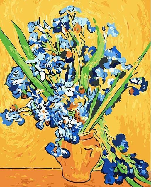24 Different Paint by Number Painting Collection - All Paint by numbers