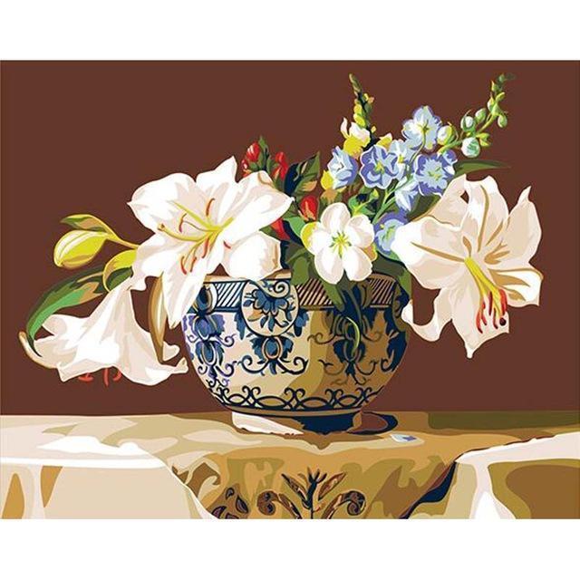 24 Different Paint by Number Painting Collection - All Paint by numbers
