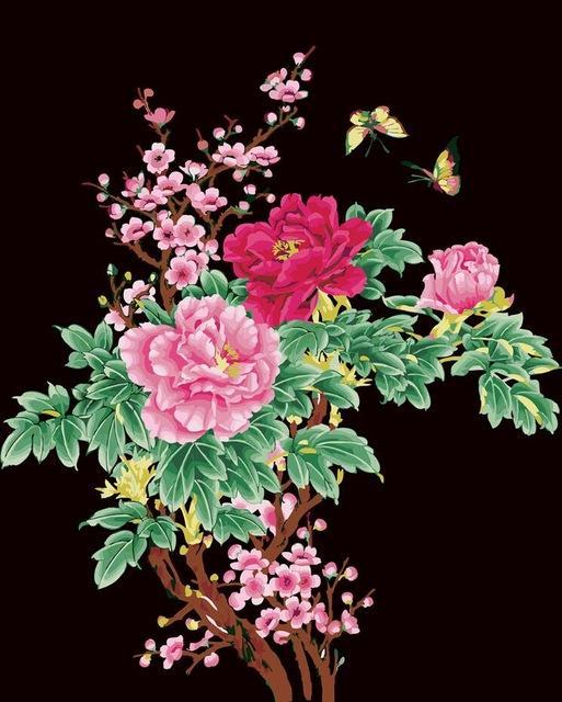 24 Different Paint by Number Painting Collection - All Paint by numbers