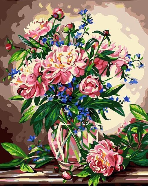 24 Different Paint by Number Painting Collection - All Paint by numbers